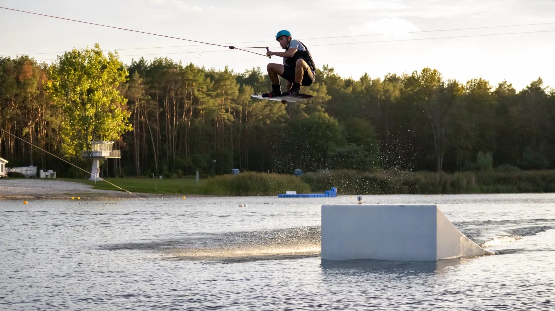 Wakeboarding Action